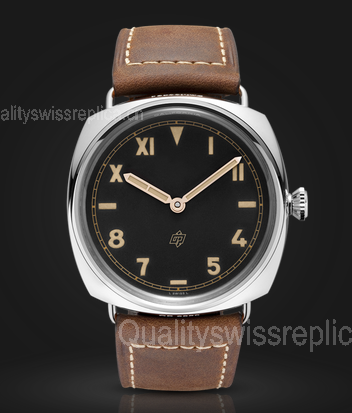 Panerai Radiomir HandWound Watch Black Dial PAM00424