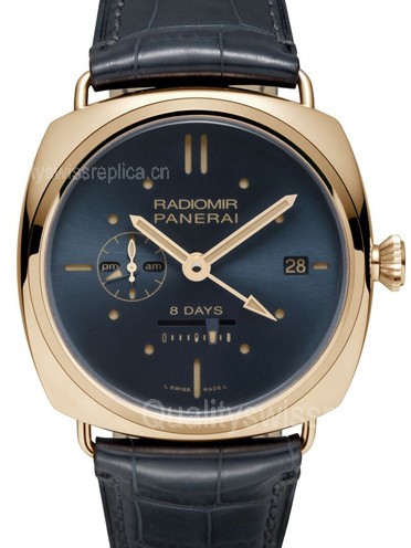 Panerai Radiomir Swiss Automatic Watch-GMT Oro Rosso-45mm 8 Days Power reserve PAM00538