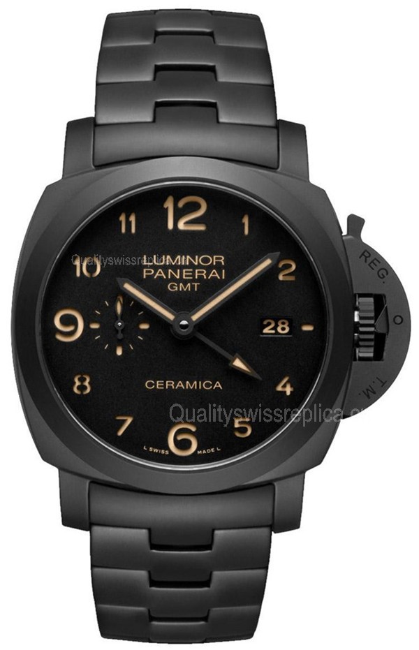 Panerai Luminor 1950 GMT Swiss Automatic Watch Full Ceramic44MM PAM00438