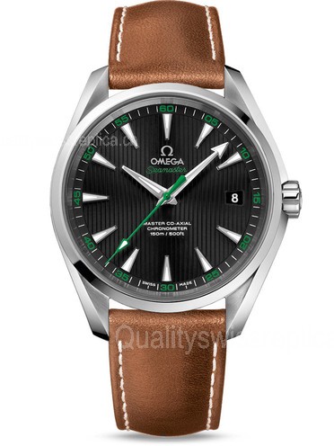 Omega Seamaster Aqua Terra 150m Golf Edition Brown Leather 41.50mm