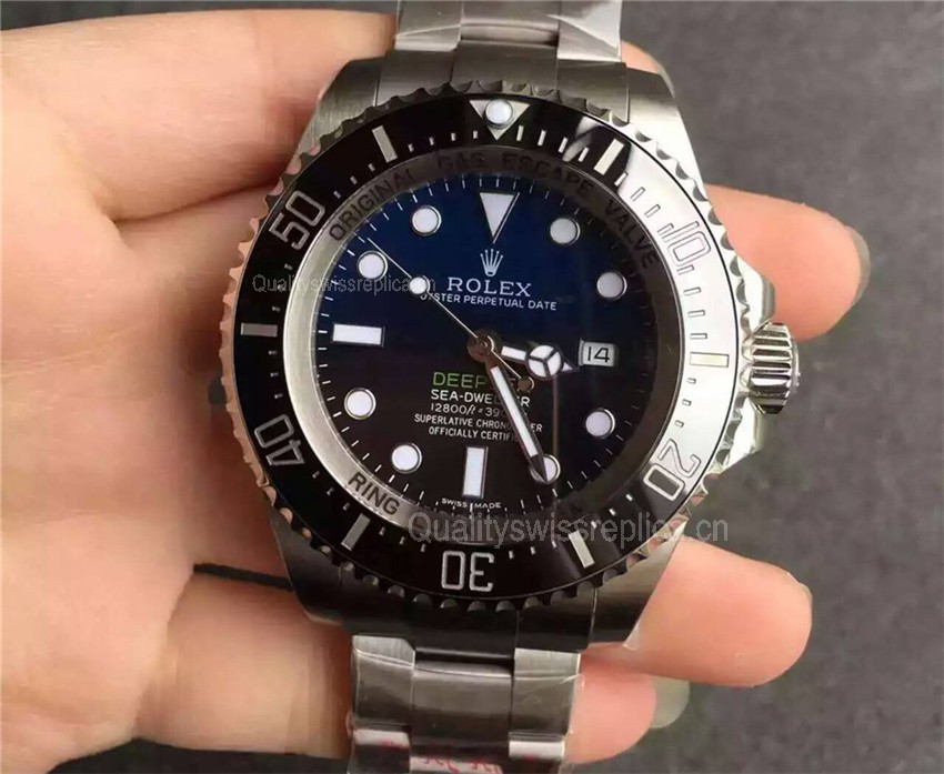 Rolex Sea Dweller DeepSea D-Blue Swiss 3135 Automatic Watch (Clone)