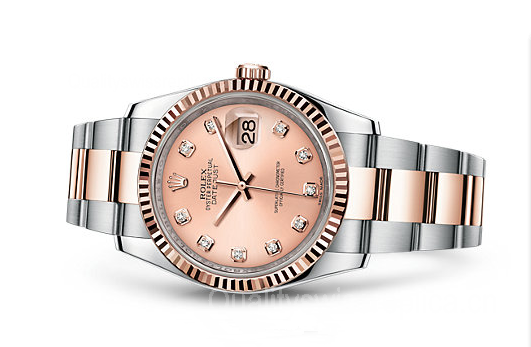 Rolex Datejust Swiss Automatic Watch 36mm Pink Dial Oyster Bracelet 