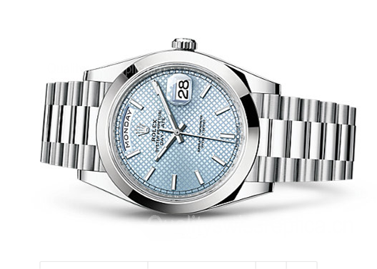 Rolex Day-Date 228206 Swiss 3235 Automatic Watch Ice Blue Dial Presidential Bracelet 40MM