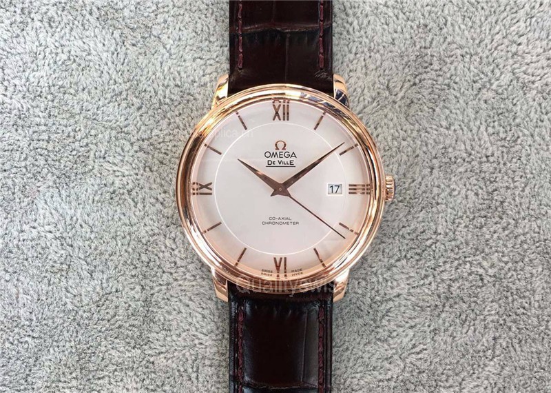 Omega De Ville Prestige Automatic Watch Rose Gold 39.5mm