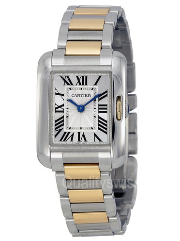 Cartier Tank Anglaise W5310036 Quartz Watch Size S