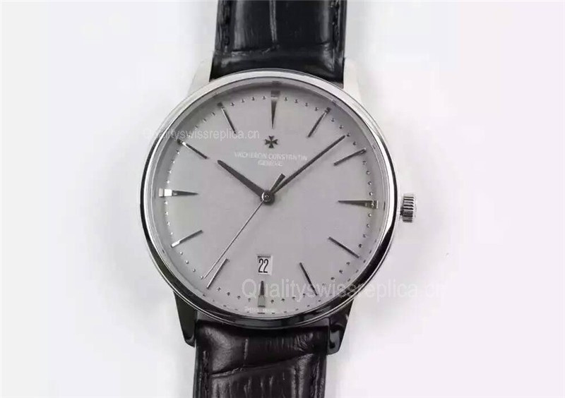 Vacheron Constantin Patrimony Date Automatic Watch Gray Dial