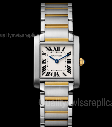 Cartier Tank Francaise W2TA0003 Quartz Watch Size M