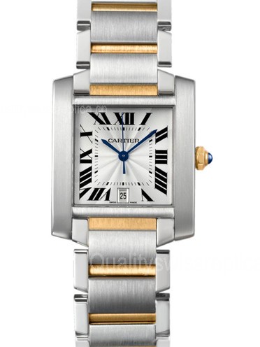 Cartier Tank Francaise W51005Q4 Quartz Watch Size L