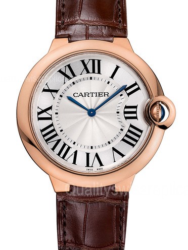 Cartier Ballon Bleu W6920083 Handwound Watch Rose Gold 40MM