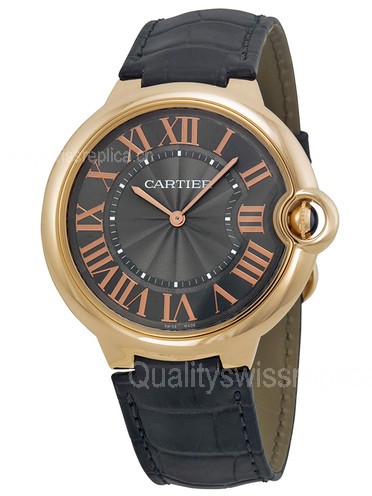 Cartier Ballon Bleu W6920089 Handwound Watch Rose Gold 40MM