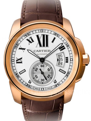 Cartier Calibre W7100009 Automatic Watch White Dial