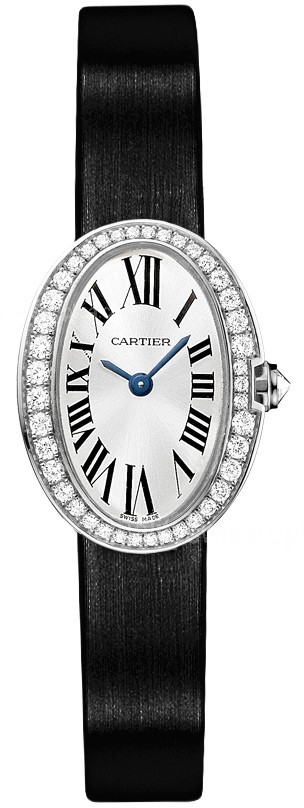 Cartier Baignoire Silver Swiss Quartz Ladies Watch WB520027