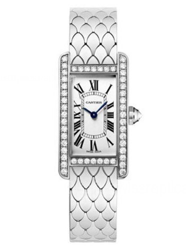 Cartier Tank Americaine WB710009 Quartz Watch 34.8 x 19mm