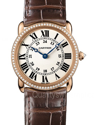 Cartier Ronde Louis WR00351 Quartz Watch 29 MM 