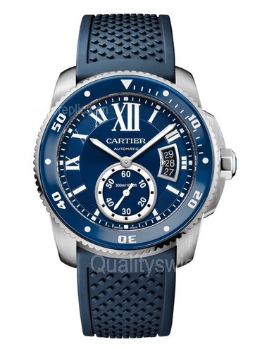 Cartier Calibre Diver WSCA0011 Automatic Watch Blue Dial