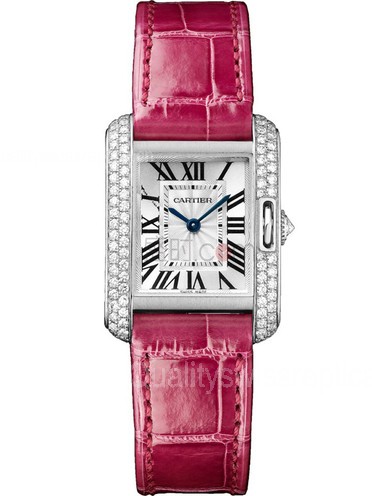 Cartier Tank Anglaise WT100015 Quartz Watch Size S