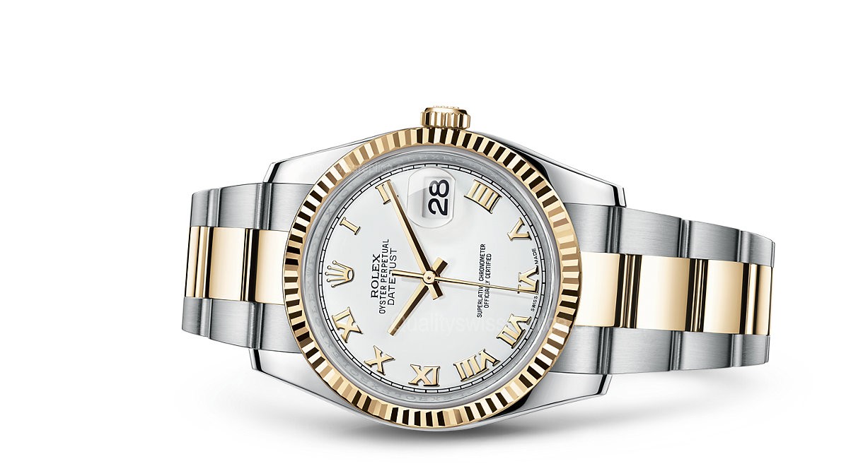 Rolex Datejust 116233-0178 Swiss Automatic Watch Yellow Gold 36MM