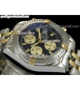 Breitling Choromat Evoluliton V3 Chronograh - Black Dial - Bi Tone