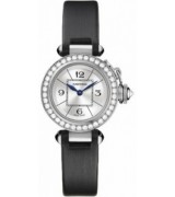  Cartier Pasha Silver Swiss MHH157 Quartz Ladies Watch WJ124027