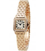  Cartier Santos Quartz Cartier2824 Ladies Watch WF9011Z8