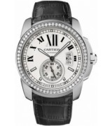 Cartier Calibre de Cartier Silver Swiss 2824 Automatic Man Watch WF100003