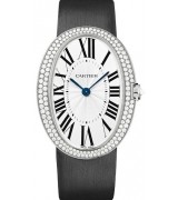Cartier Baignoire Silver Swiss CAL.430 MC Mechanical Ladies Watch WB520009 