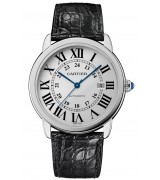 Cartier Ronde Solo Silver Dial Mechanical Mens Watch W6701010