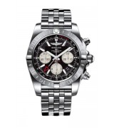 Breitling Chronomat GMT Automatic Chronograph Black Dial 44mm