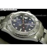 Rolex Yachtmaster II Swiss ETA-Blue Dial White Dot markers-Stainless Steel Oyster Strap