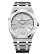 Audemars Piguet Royal Oak 15500ST Automatic Watch Silver White 41mm
