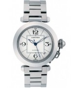 Cartier Pasha White Swiss 2824 Automatic Ladies Watch W31074M7