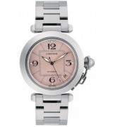 Cartier Pasha Pink Swiss 2824 Automatic Ladies Watch W31075M7