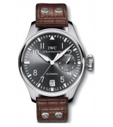 IWC Big Pilot Swiss Automatic Man Watch IW500402-Gray Dial Brown Leather Strap