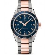 Omega Seamaster 300 Automatic Watch Two Toned Casing 41mm