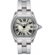 Cartier Roadster Silver Swiss 2824 Automatic Man Watch W62025V3