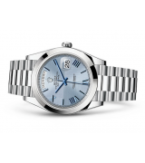 Rolex Day-Date 228206 Swiss 3235 Automatic Watch Ice-Blue Dial Presidential 40MM
