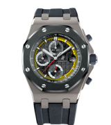 Audemars Piguet Royal Oak Offshore Sebastien Buemi 26207 Chronograph-Black Dial Rubber Strap