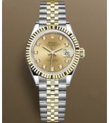 Rolex Lady-Datejust 279173-0011 Automatic Watch Golden Dial 28mm