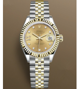 Rolex Lady-Datejust 279173-0021 Automatic Watch Golden Dial 28mm