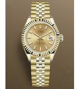 Rolex Lady-Datejust 279178-0003 Automatic Watch Golden Dial 28mm