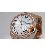 Cartier Ballon Bleu Swiss 2824 Automatic Man Watch WE9008Z3 42mm