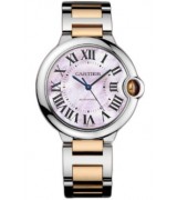 Cartier Ballon Bleu Pink Swiss 2671 Automatic Ladies Watch W6920033