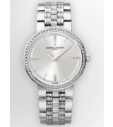 Vacheron Constantin Patrimony Silver Swiss 1202 Quartz Ladies Watch 25557/Q01G-9276 