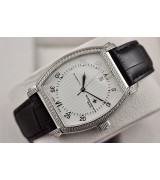 Vacheron Constantin Malte Oblong Shape Diamonds Swiss ETA2824-White