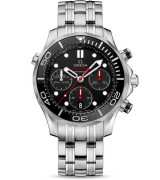 Omega Seamaster Diver 300m Chronograph Black Dial 44mm