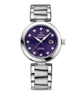 Omega De Ville Ladymatic Automatic Watch Purple Dial 34mm  