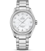 Omega Seamaster Aqua Terra 150m Ladies Watch MOP Dial 38.5mm