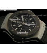 Hublot Big Bang 301.SM.1770.RX Black Leather Automatic Chronograph - 44mm