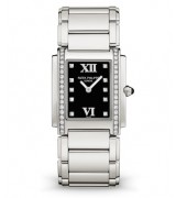 Patek Philippe Twenty~4 Ladies Quartz Steel Watch 4910-10A-001 Black Dial