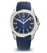 Patek Philippe Aquanaut Automatic Watch 5168G-001 Black Blue Dial 42.2mm